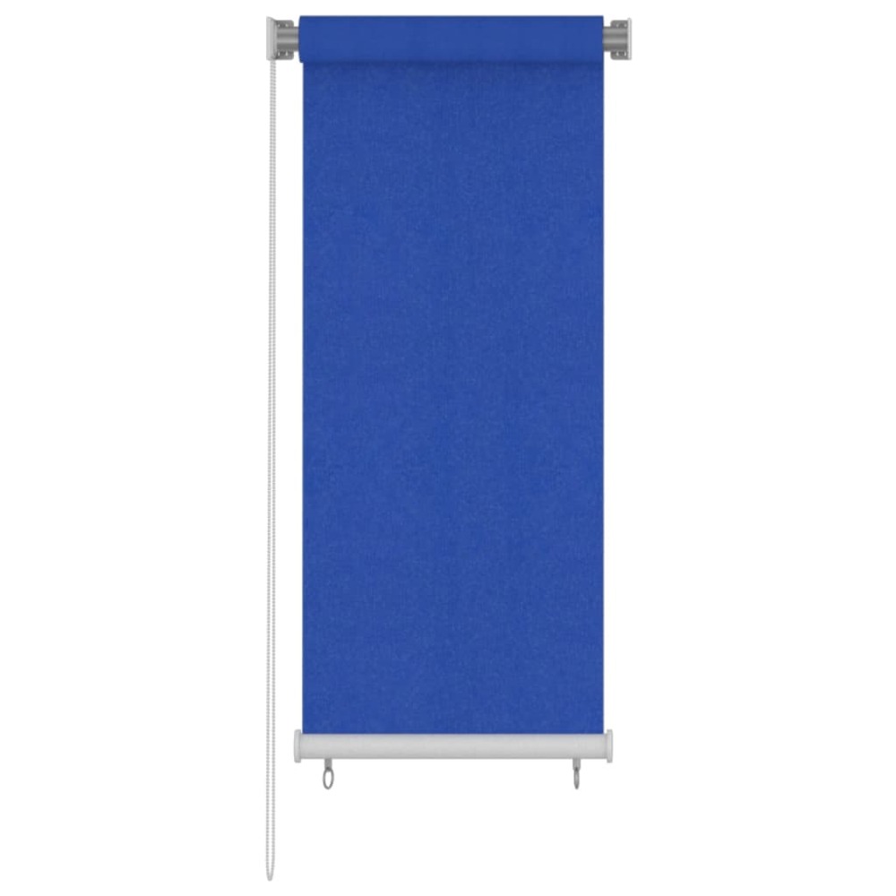 Store roulant d'extérieur 60x140 cm bleu pehd
