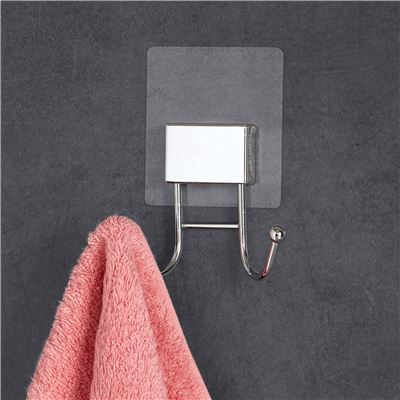 Accessoires de salle de bain chromé fixation électrostatique