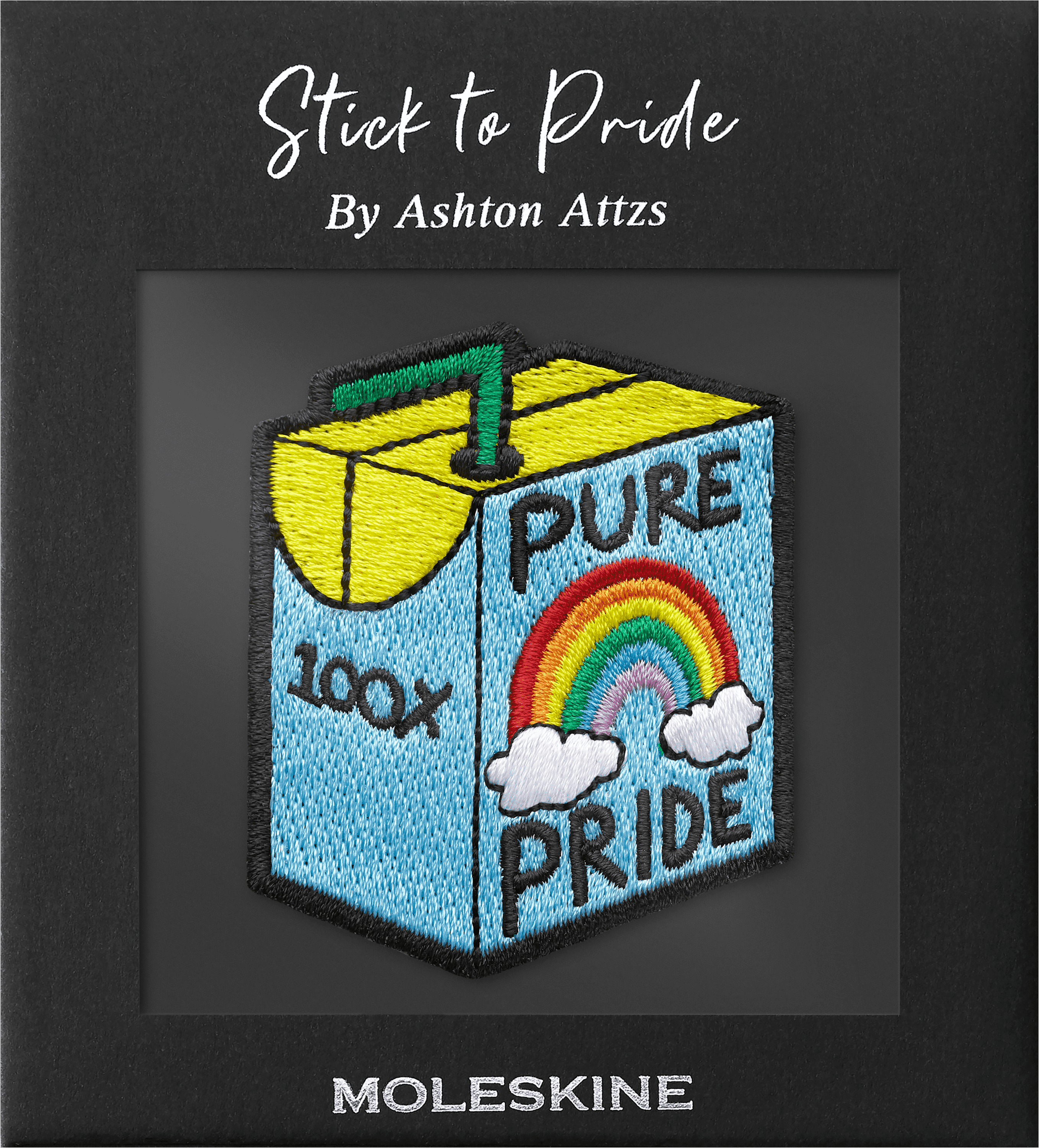 Stick-on Patch by Ashton Attzs Stick to Pride, 100% Pure Pride