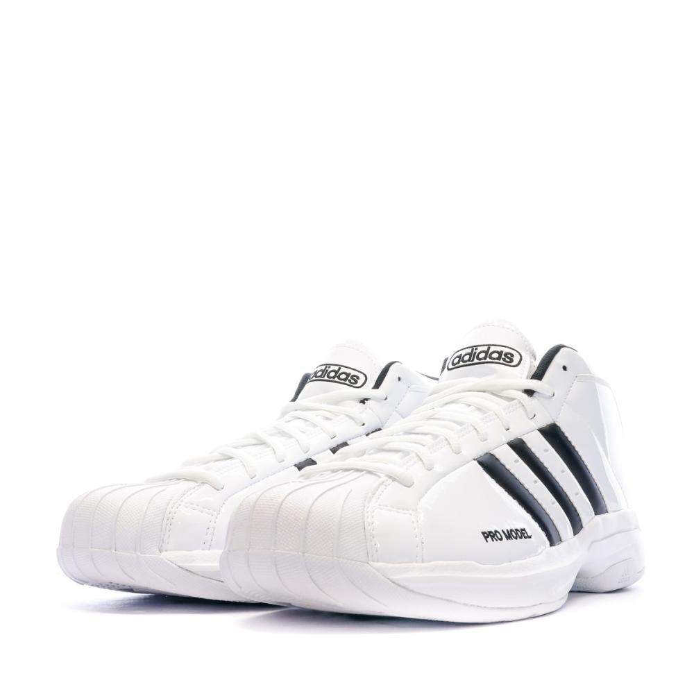 Adidas Chaussures de Basketball Blanches Homme Adidas Pro Model 2G
