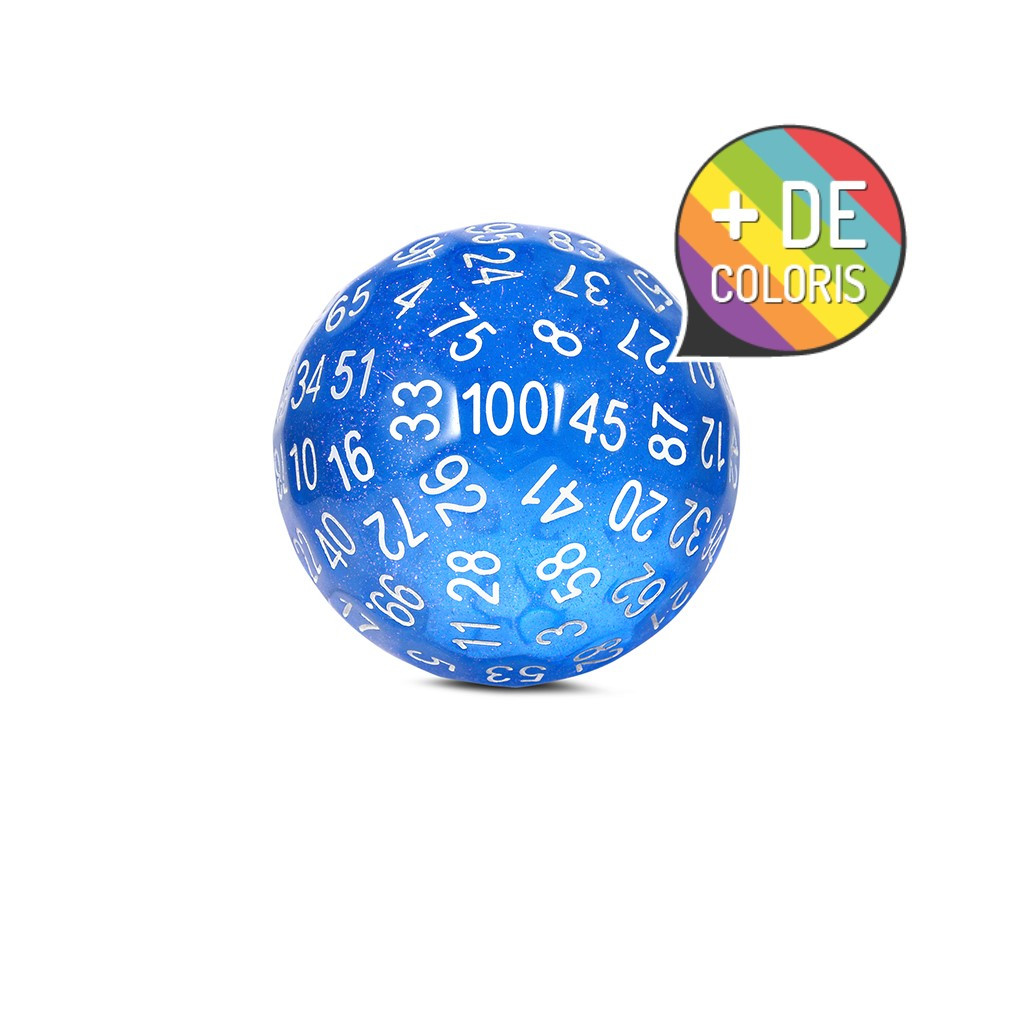 Dé 100 Faces Glitter