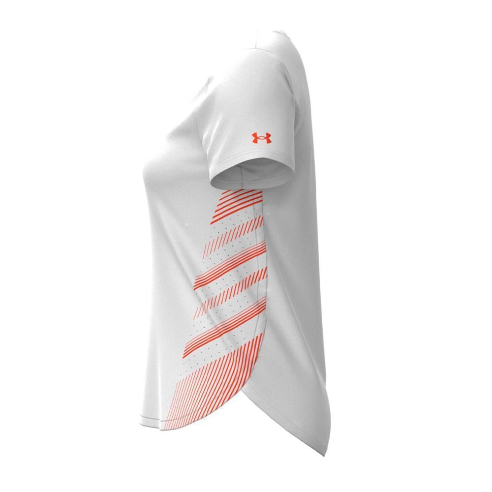 Under Armour UA ISO-CHILL LASER II - Maillot Femme white/reflective