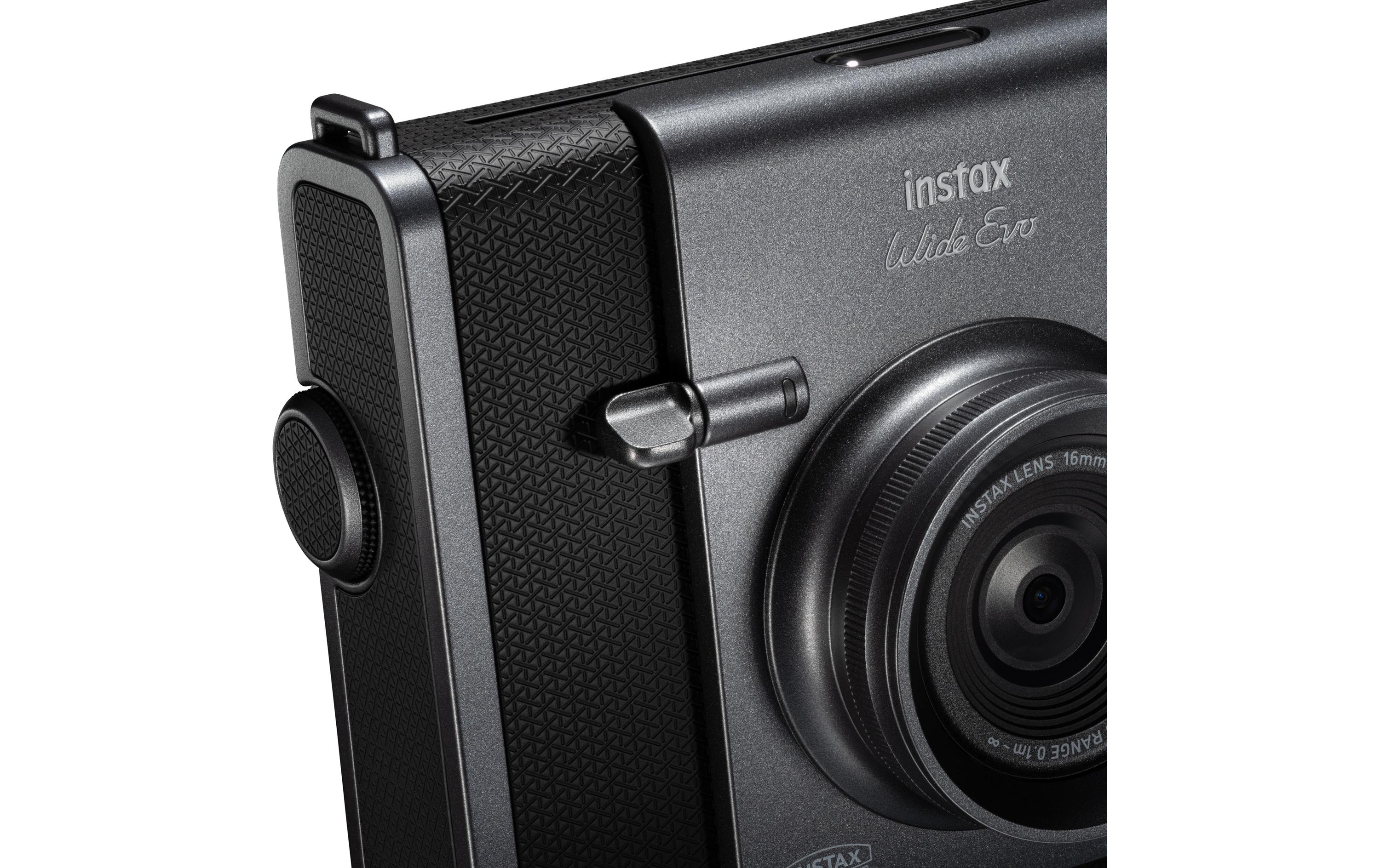 Fotokamera Instax Wide Evo Schwarz<br>Vielseitige Sofortbildkamera