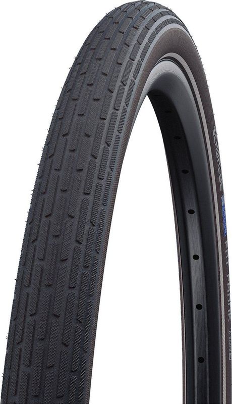 Schwalbe Buitenband - Fat Frank K-Guard - 28 inch x 2.00 - Zwart/coffee Reflecterend
