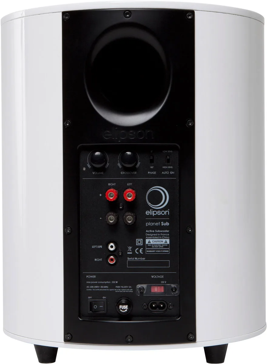 Elipson Planet Sub Blanc Caissons de basses