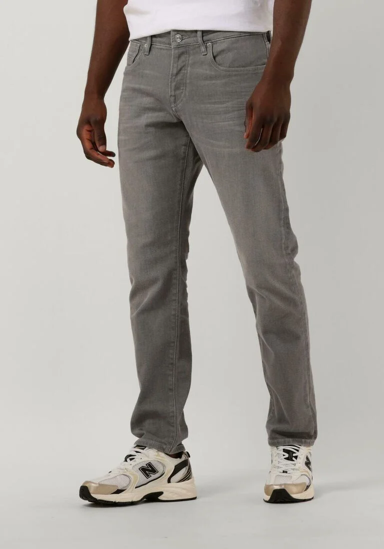 SCOTCH & SODA lichtgrijze scotch & soda slim fit jeans essentials ralston with recycled cotton - grey stone