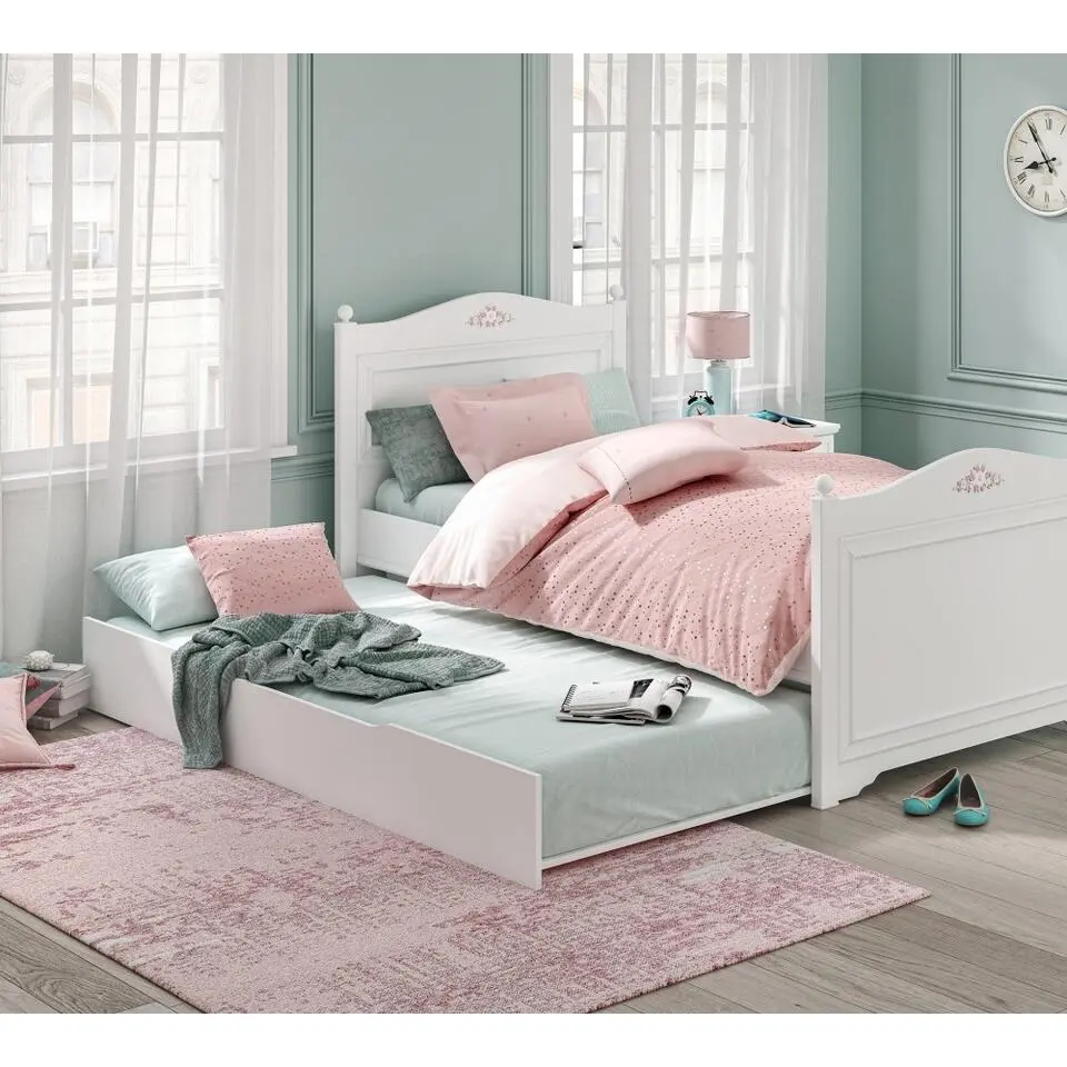 Rustic hemelbed meisjesbed meisjeskamer 200 x 100 cm
