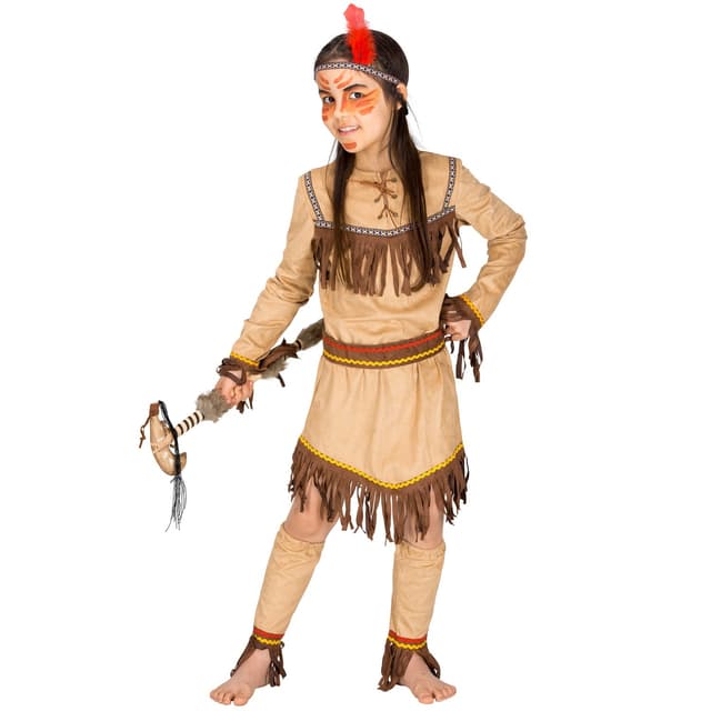 Indianerpigen Kvikke Odder kostume