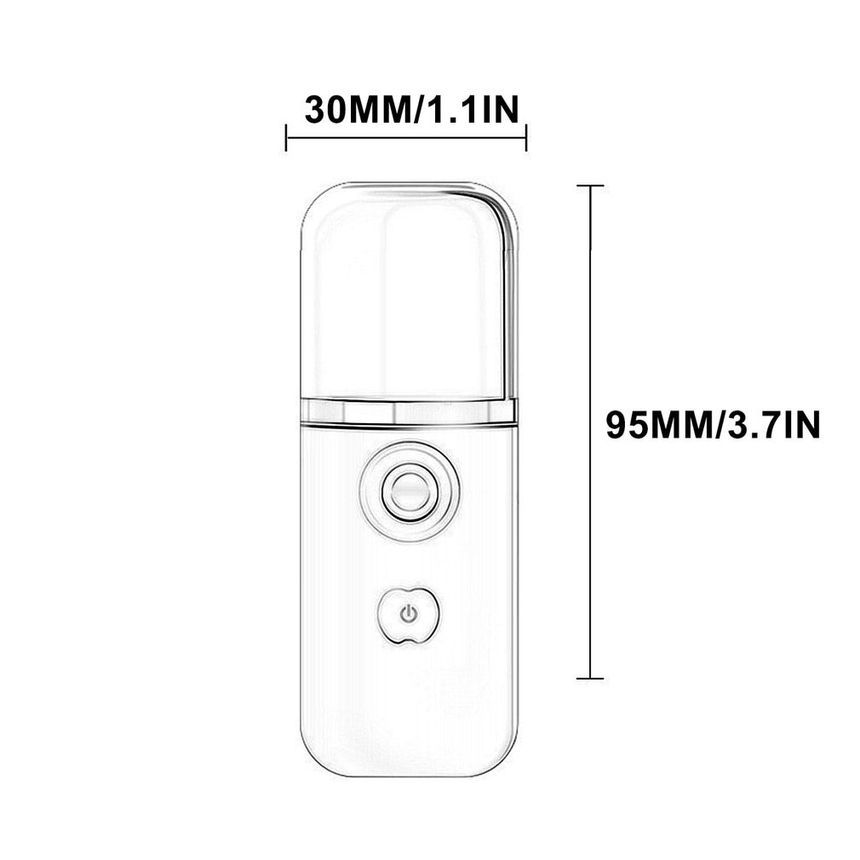 HOMTEC - Draagbare USB oplaadbare luchtbevochtiger