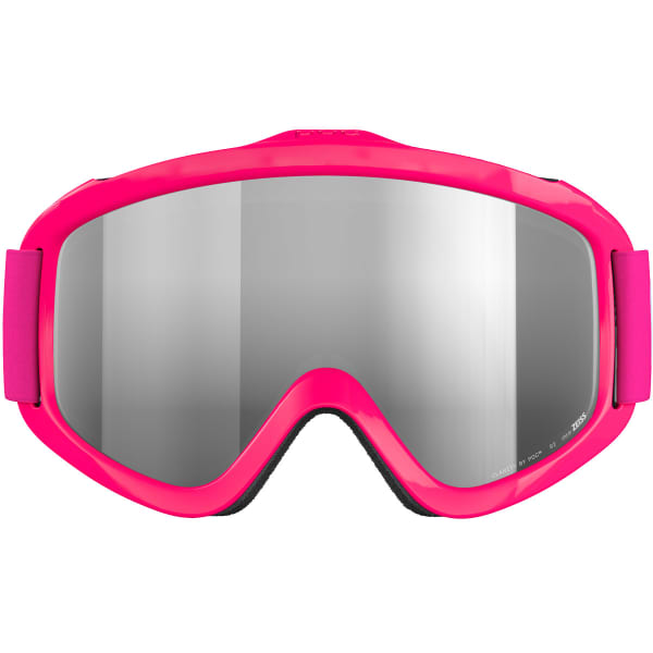 Masque de ski POC POCITO IRIS FLUORESCENT PINK/PARTLY SUNNY SILVER