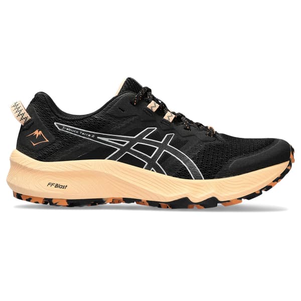 Chaussure trail ASICS TRABUCO TERRA 2 W BLACK/PURE SILVER