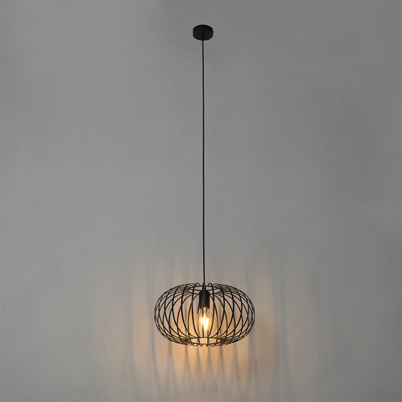 Design hanglamp zwart draad 39cm - Johanna
