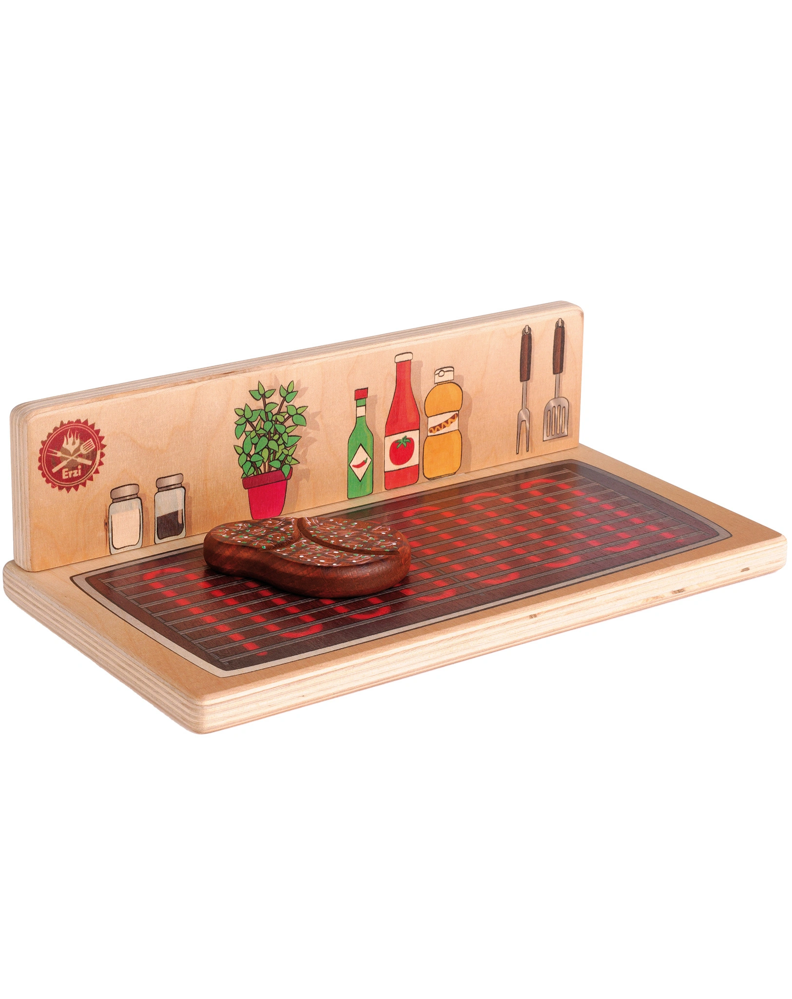 Holz-Kochplatte TWO IN ONE