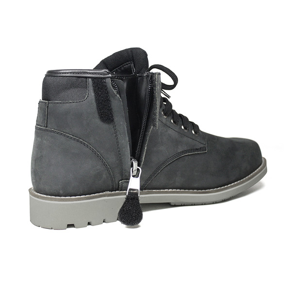 Harisson - Chaussures Custer Commando Noir