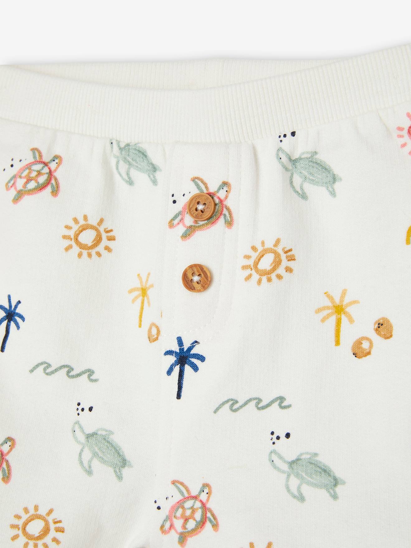 Pacote com 2 shorts de lã polar azul elétrico para bebês