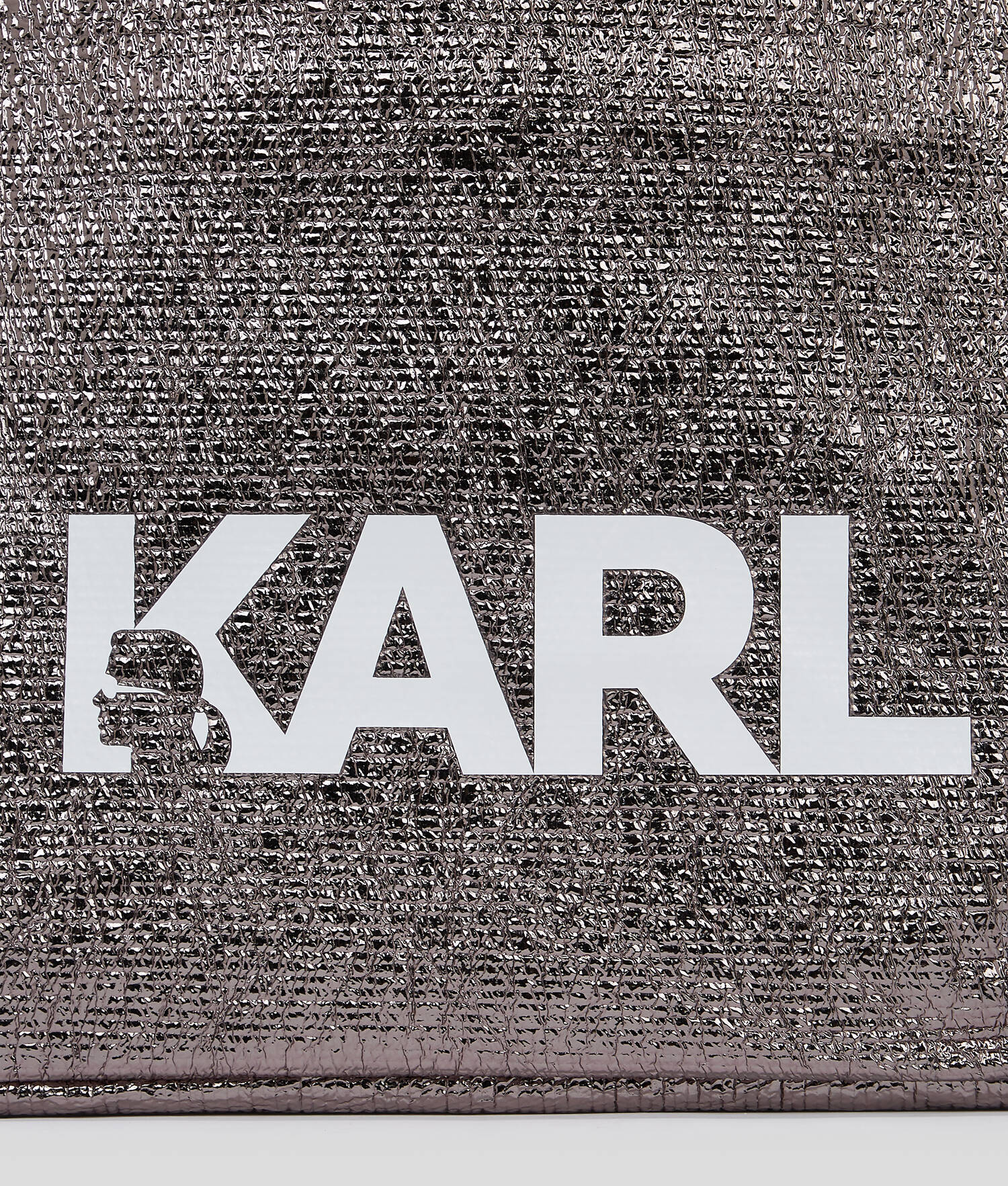 CABAS ENDUIT AVEC LOGO OVERSIZE K/ESSENTIAL - Bronze