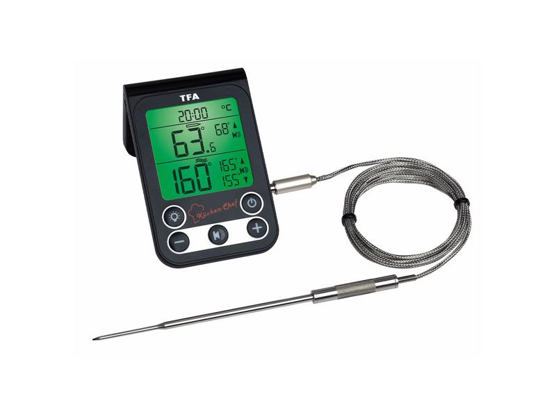TFA Dostmann Bratenthermometer  KÜCHEN CHEF Grill-Braten-/Ofenthermometer