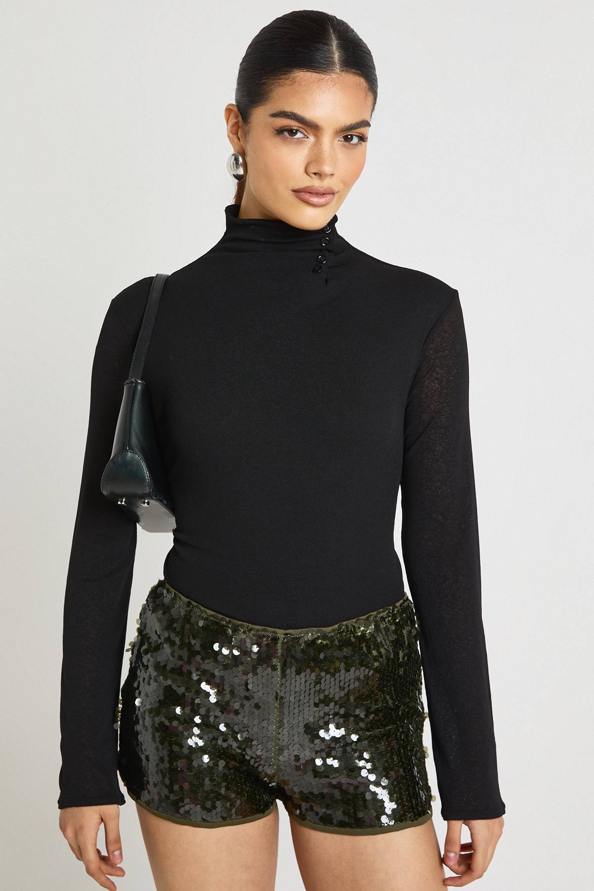 boohoo Short Micro à Paillettes