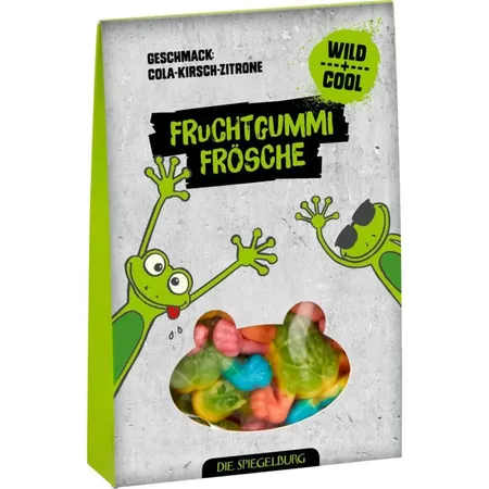 Die Spiegelburg Fruchtgummi Frösche Wild+Cool