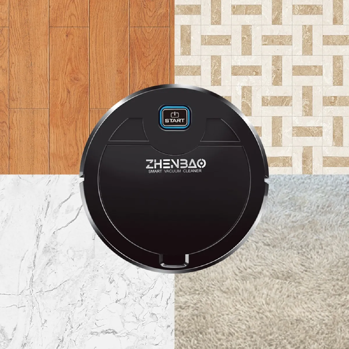 Universal Robot Aspirateur Automatique - Noir