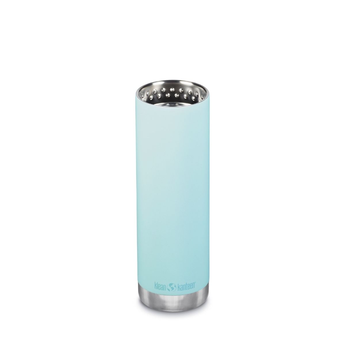 Garrafa térmica isolada Klean Kanteen Tkwide de 591 ml (20 oz) com tampa para café.