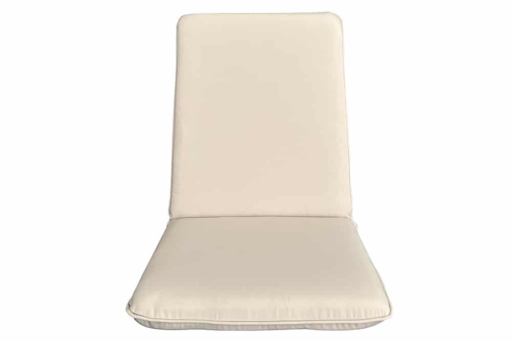 Outdoor Sitzkissen COMFORT LINE 50x100cm beige für Niedriglehner-Stuhl Polsterauflage