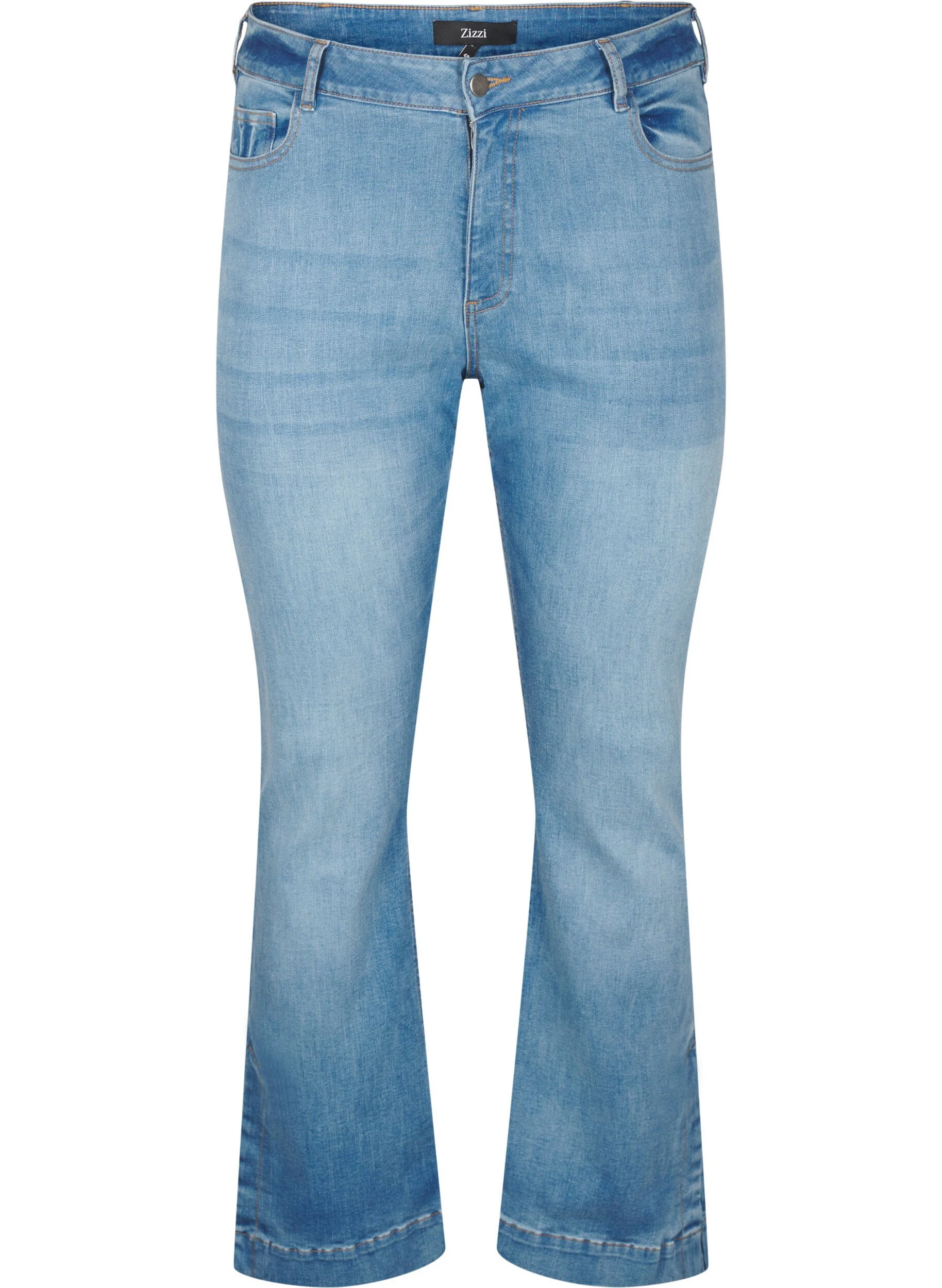 Bootcut jeans med slids