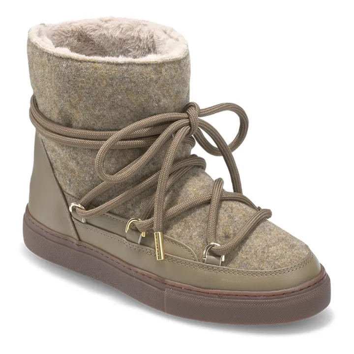 Inuikii Boots Fourrées Felt | Taupe