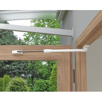Abus raamuitzetter telescopisch buiten draaiend - zwart - 35cm