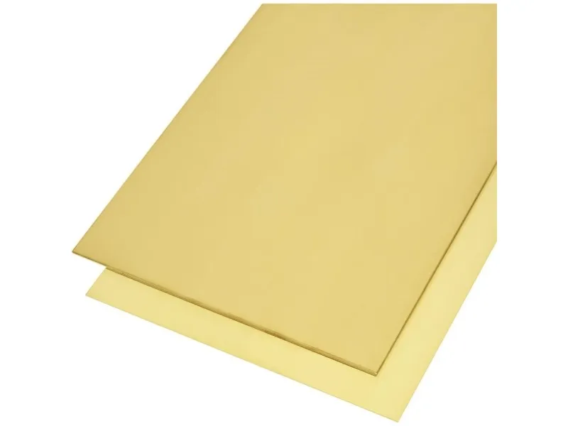 Messing Plade (L x B) 400 mm x 200 mm 2 mm 1 stk