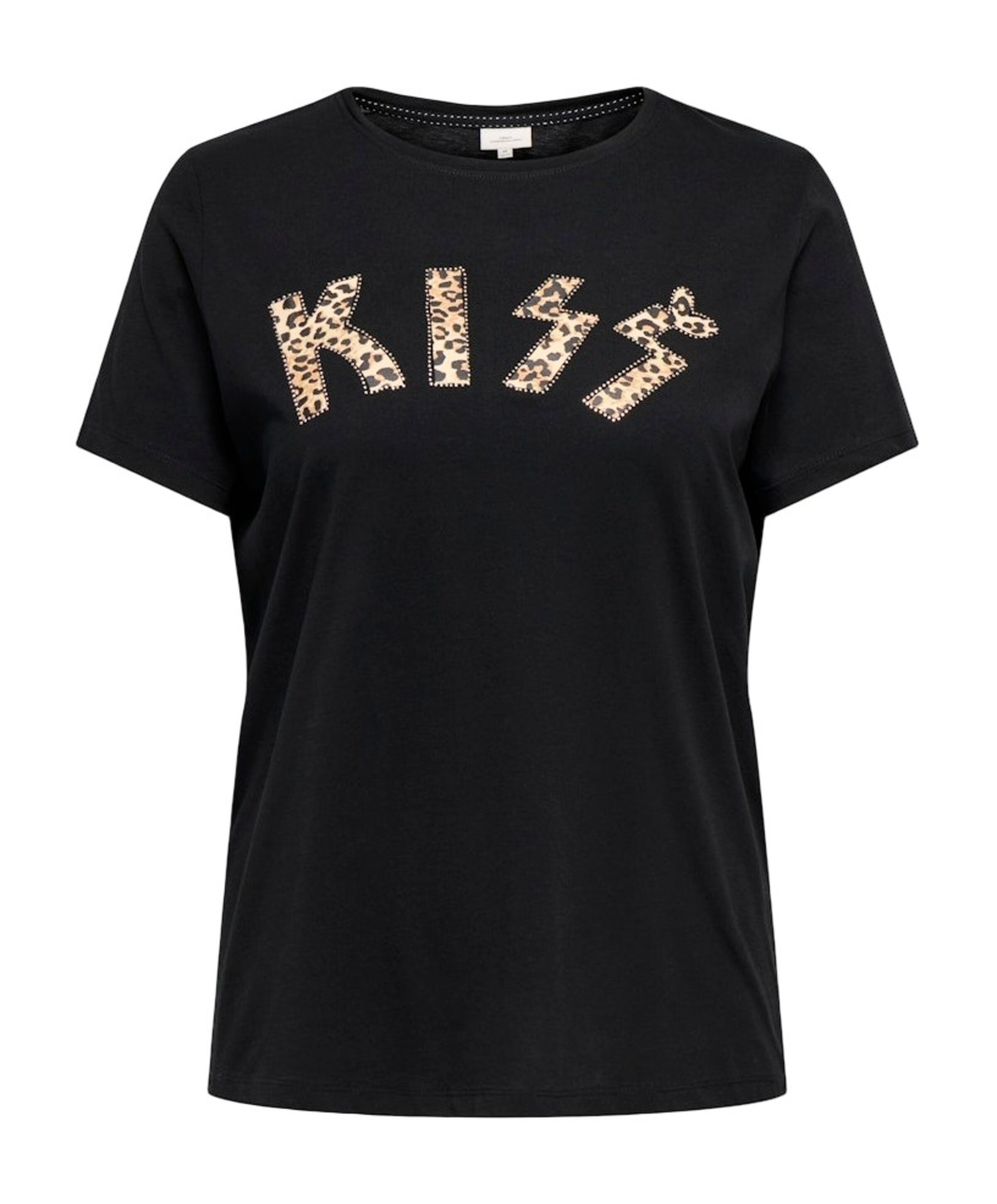 Only Carmakoma Dames T-shirt zwart