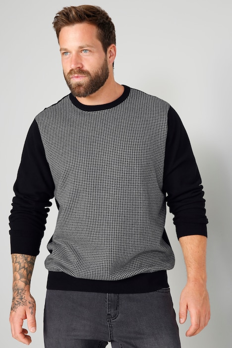 Boston Park Pullover, zweifarbig, Rundhals, bis 72/74