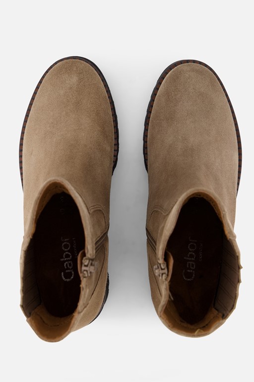 Gabor Chelsea boots taupe Suede