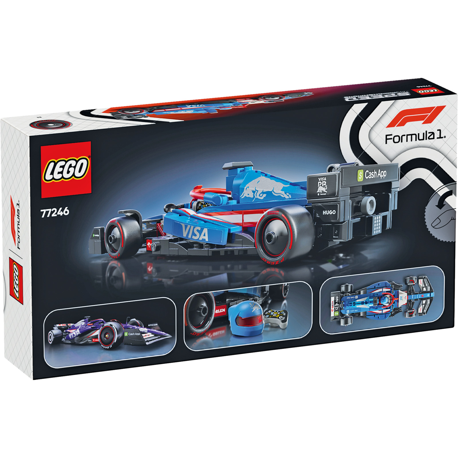 LEGO Speed Champions Visa Cash App RB VCARB 01 F1 Rennauto 77246