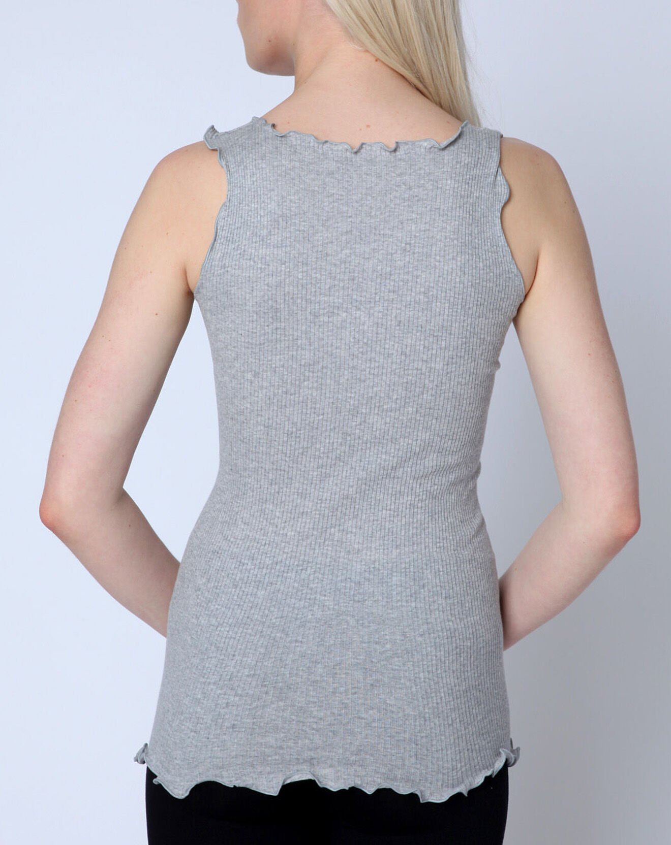 Mare Top en Coton larges bretelles gris