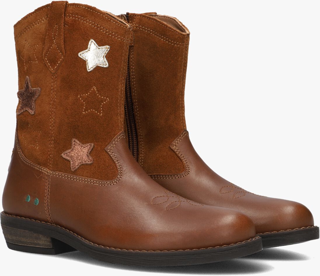 BUNNIESJR cognac bunniesjr cowboylaarzen roos rodeo