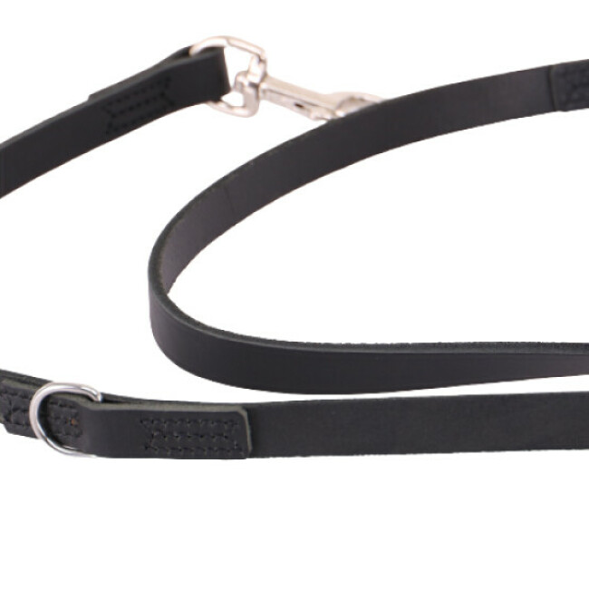 Laisse cuir multiposition pour chien