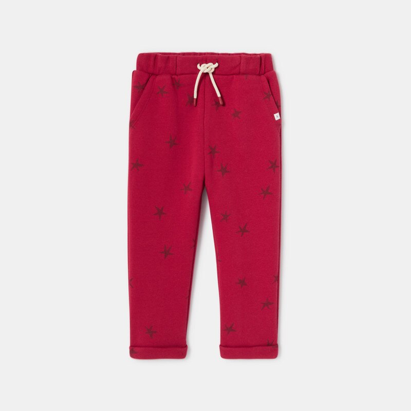 Pantalon en molleton imprimé rouge bébé garçon Absorba Rouge