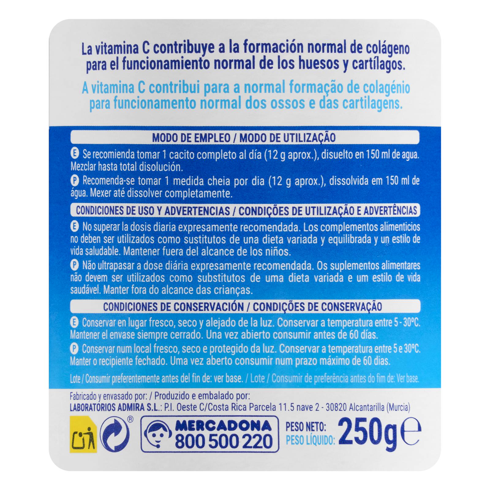 Collagène soluble au goût de citron