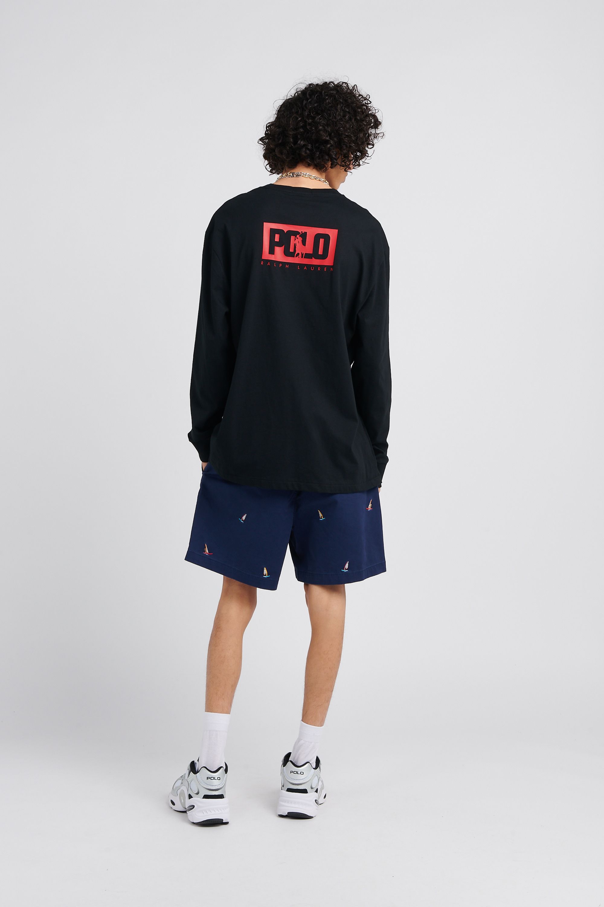 POLO RALPH LAUREN T-shirt Classic Fit Logo Jersey T-Shirt Noir