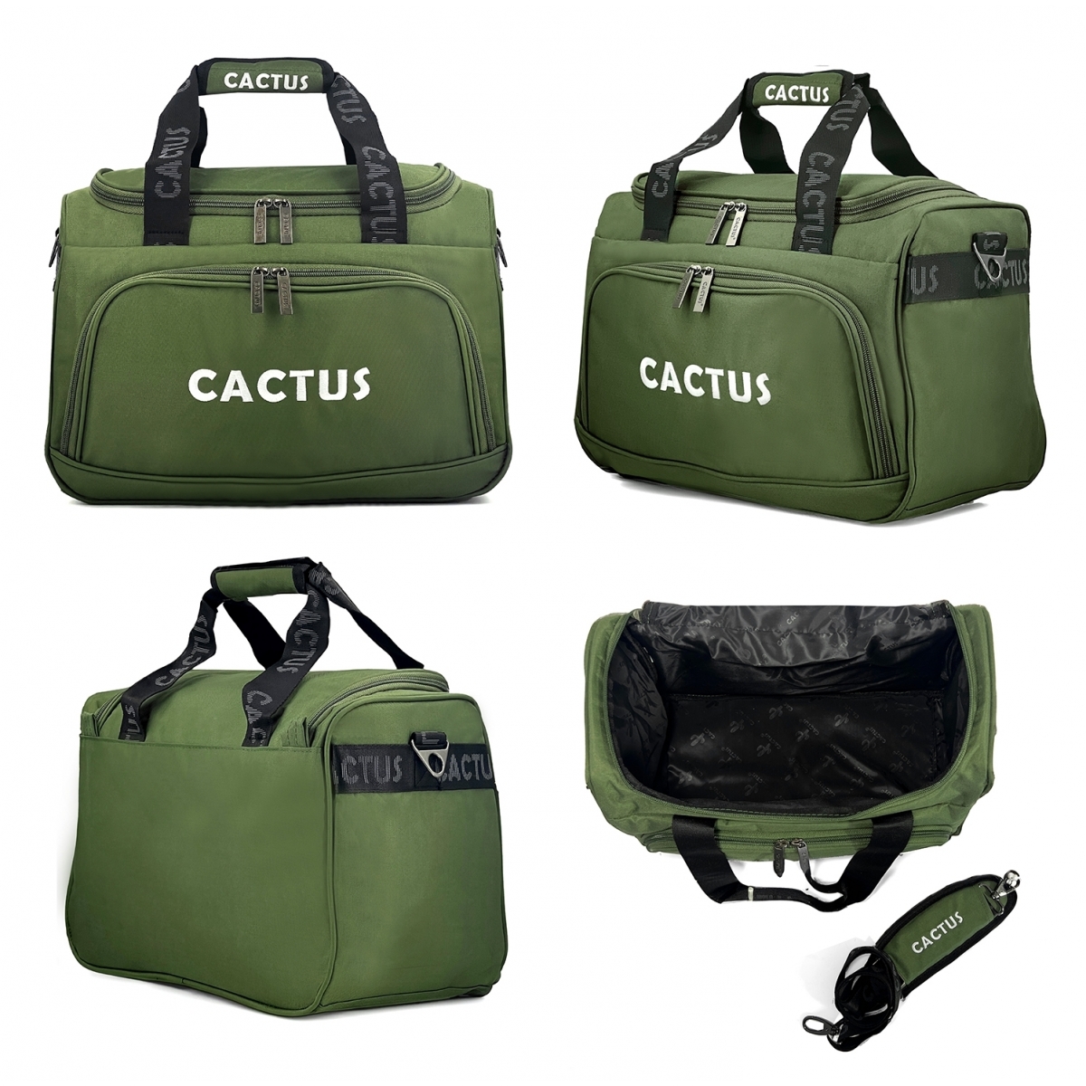 Cactus Sac de voyage 20L week-end et sport Cactus polyester format Ryan Air sans roulettes