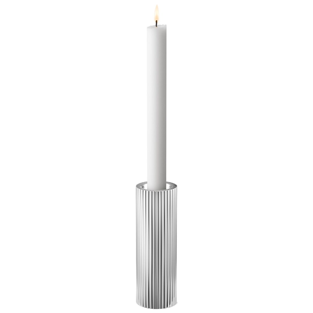 Bernadotte Telysholder Rustfritt Stål, 14 cm
