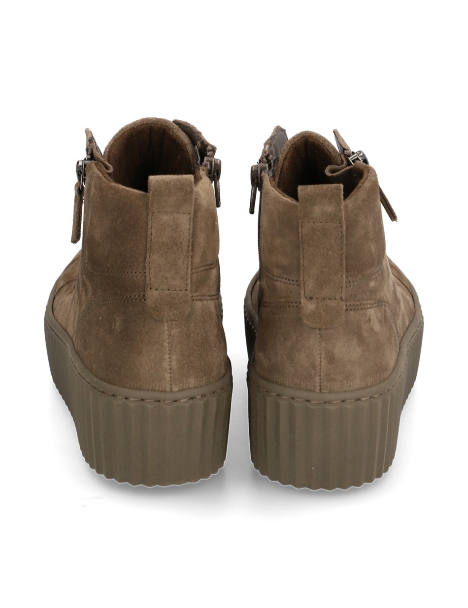 Veloursleder Sneaker Mid Cut