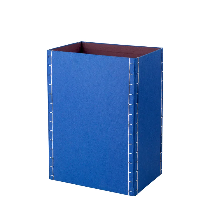 Broste Copenhagen - Iro Papierkorb, 30 x 42 cm, intense blue