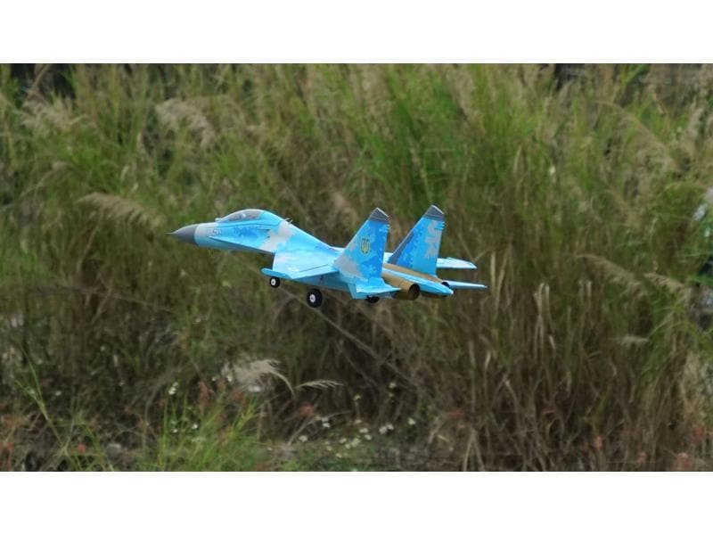 Amewi Impeller Jet XFly SU-27 50 mm Twin EDF Blau, PNP Semi-Scale Jet mit zwei 50 mm Impeller