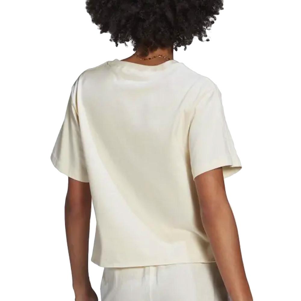 Adidas T-shirt écru Femme Adidas Cropped
