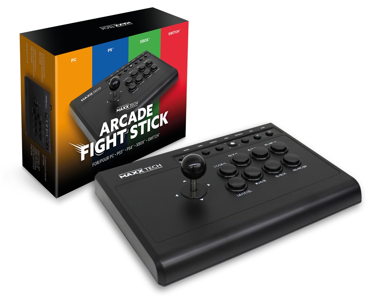 Maxx Tech Multiplatform Arcade Fight Stick