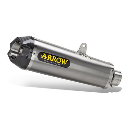 Silencieux Arrow WORKS TITANE EMBOUT CARBONE - Noir