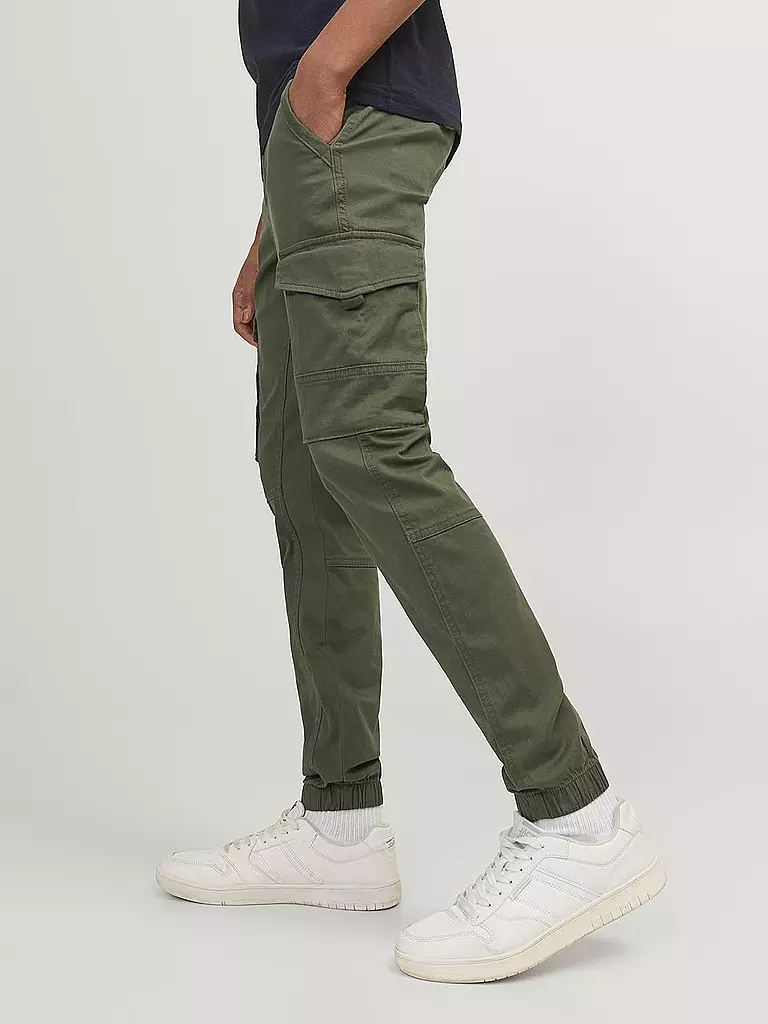 JACK & JONES Jungen Cargohose JJIPAUL JJFLAKE olive