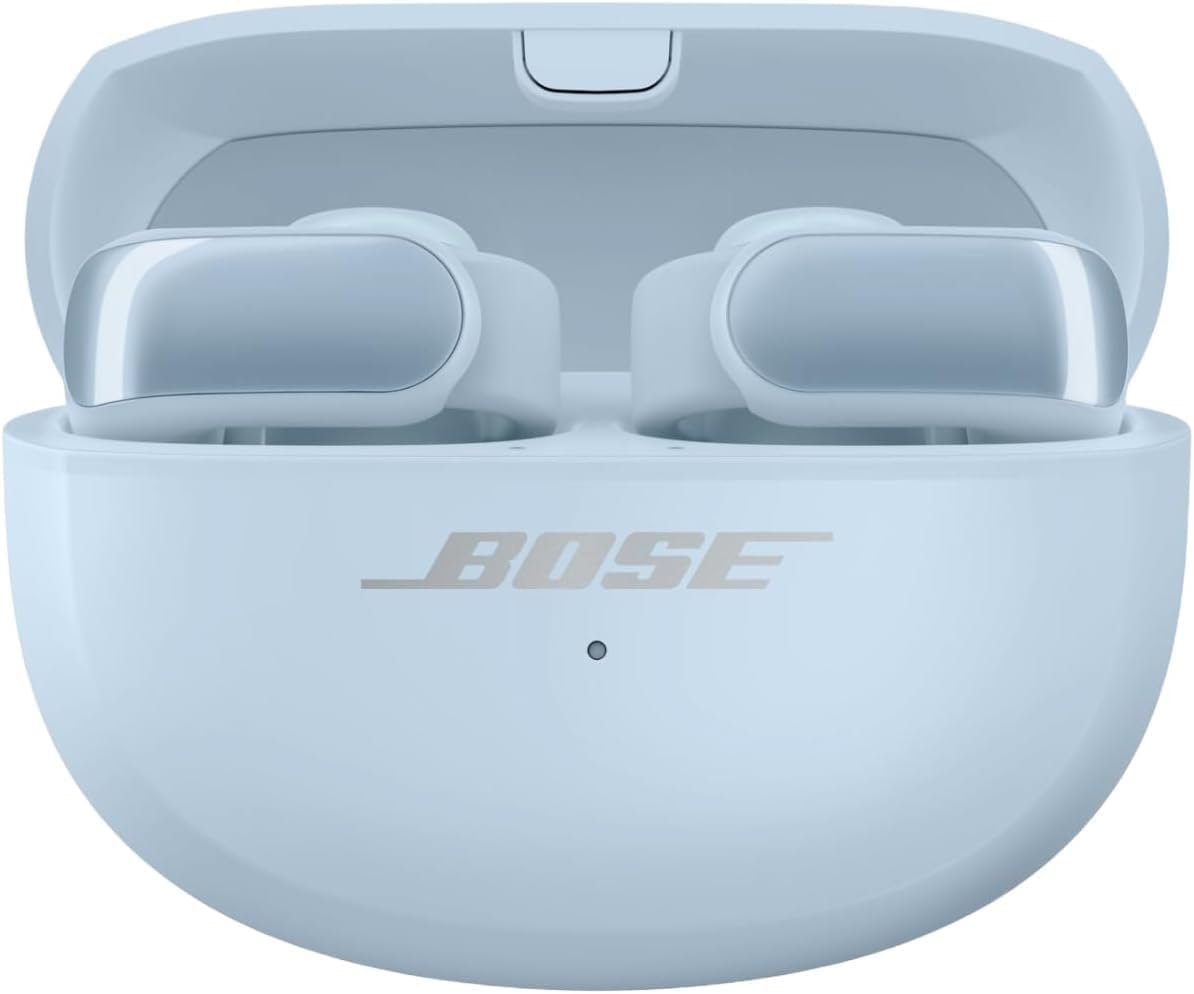Bose Ultra Open Earbuds, Écouteurs oreilles libres avec technologie OpenAudio, Écouteurs stéréo ouverts sans fil, Écouteurs immersifs à clipser, Jusqu’à 48 heures d’autonomie